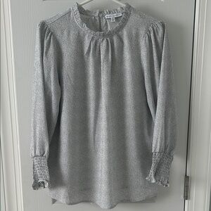 Elegant Black and White Blouse